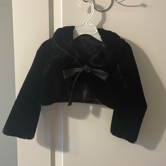 Warm satin lined crop girl’s size 4 jacket. - Picture 1 of 2